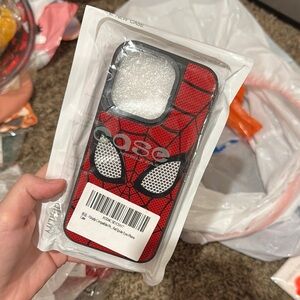 Spider-Man Red Phone Case iphone 15 pro